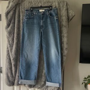 MOTHER Women's Boyfriend Jeans in Medium Blue Wash
